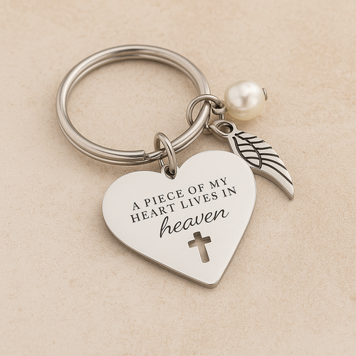 A Piece of My Heart Key Chain