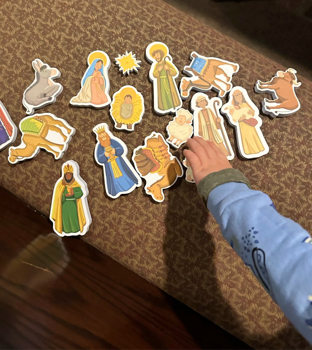 Quiet Nativity Set (a Christmas bath toy!)