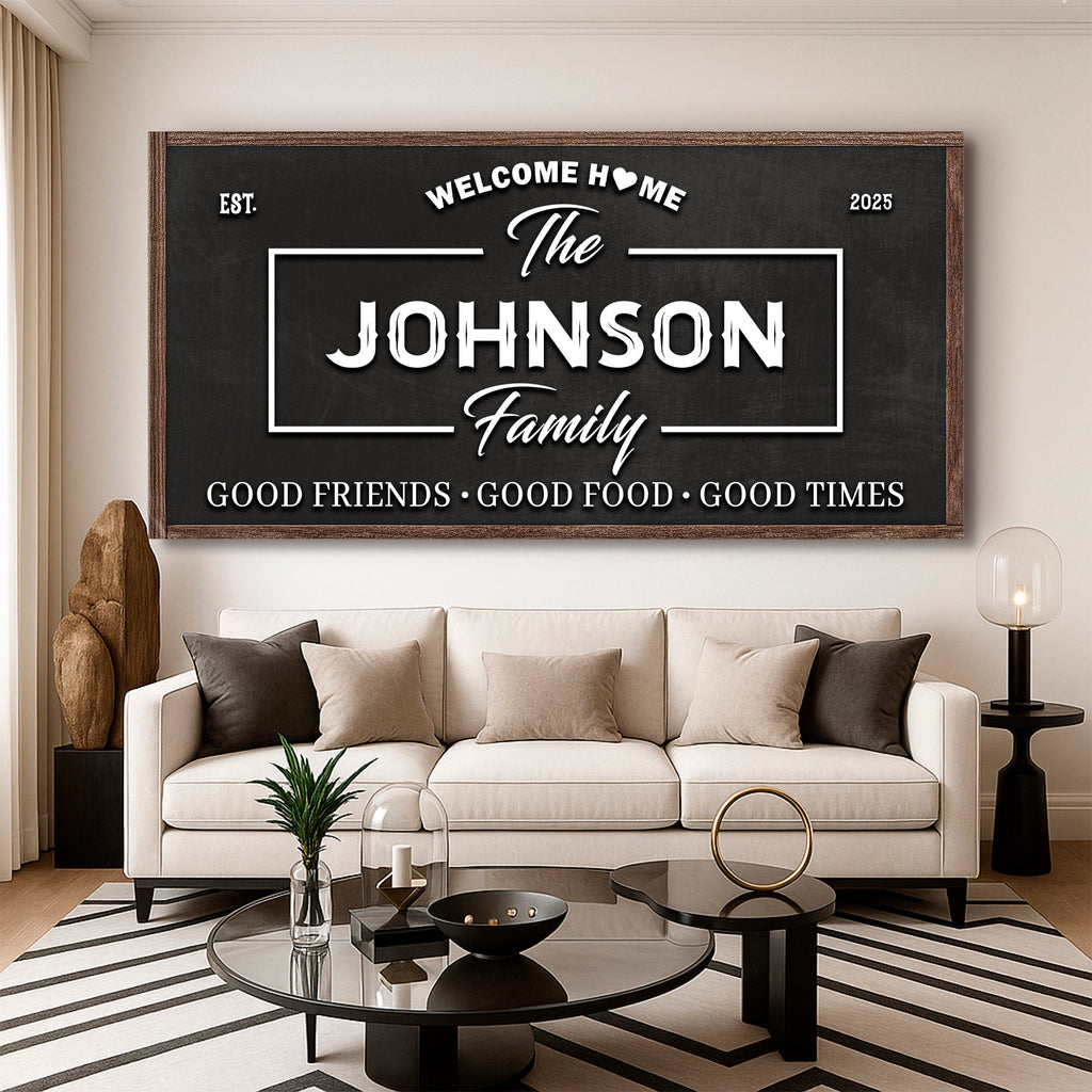 Welcome Home Wall Sign
