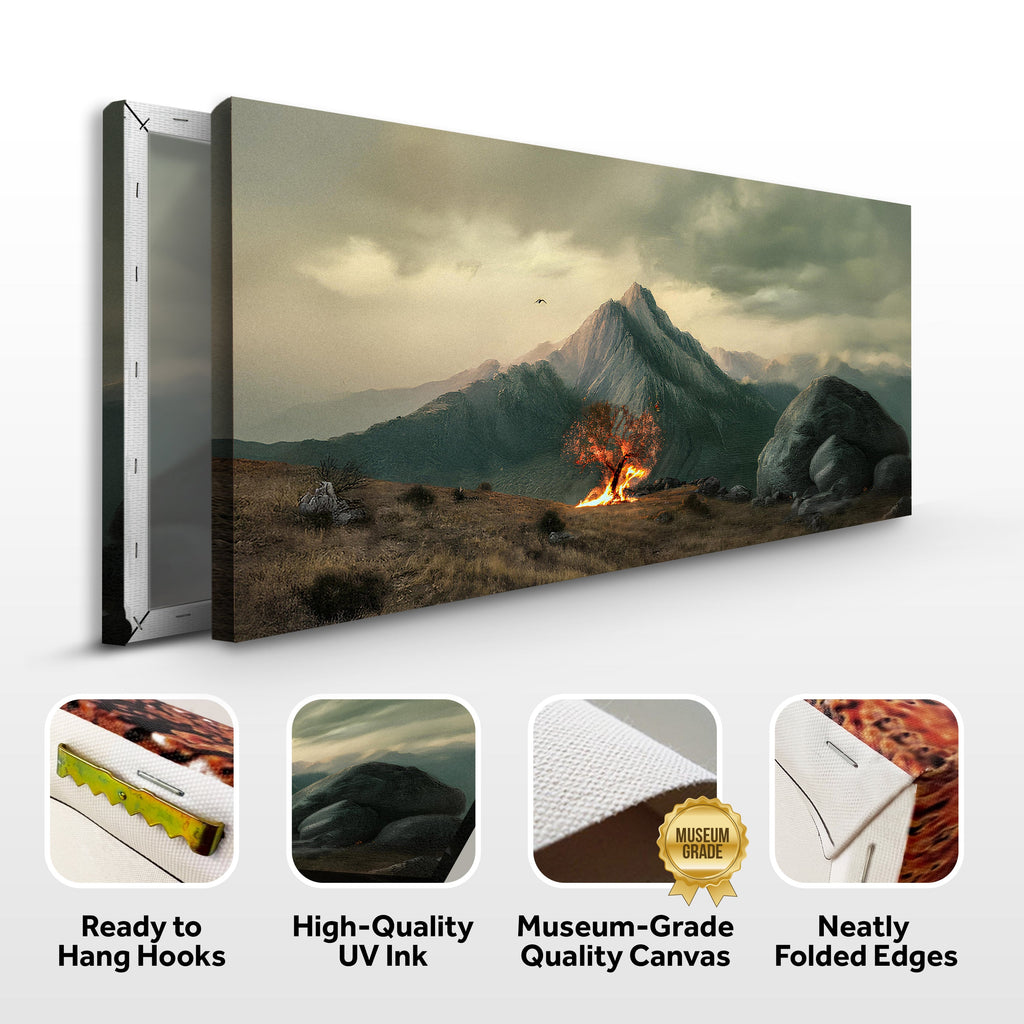 Burning Bush - Faith Wall Art IV