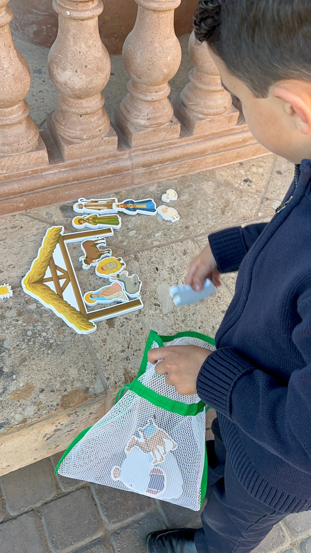 Quiet Nativity Set (a Christmas bath toy!)