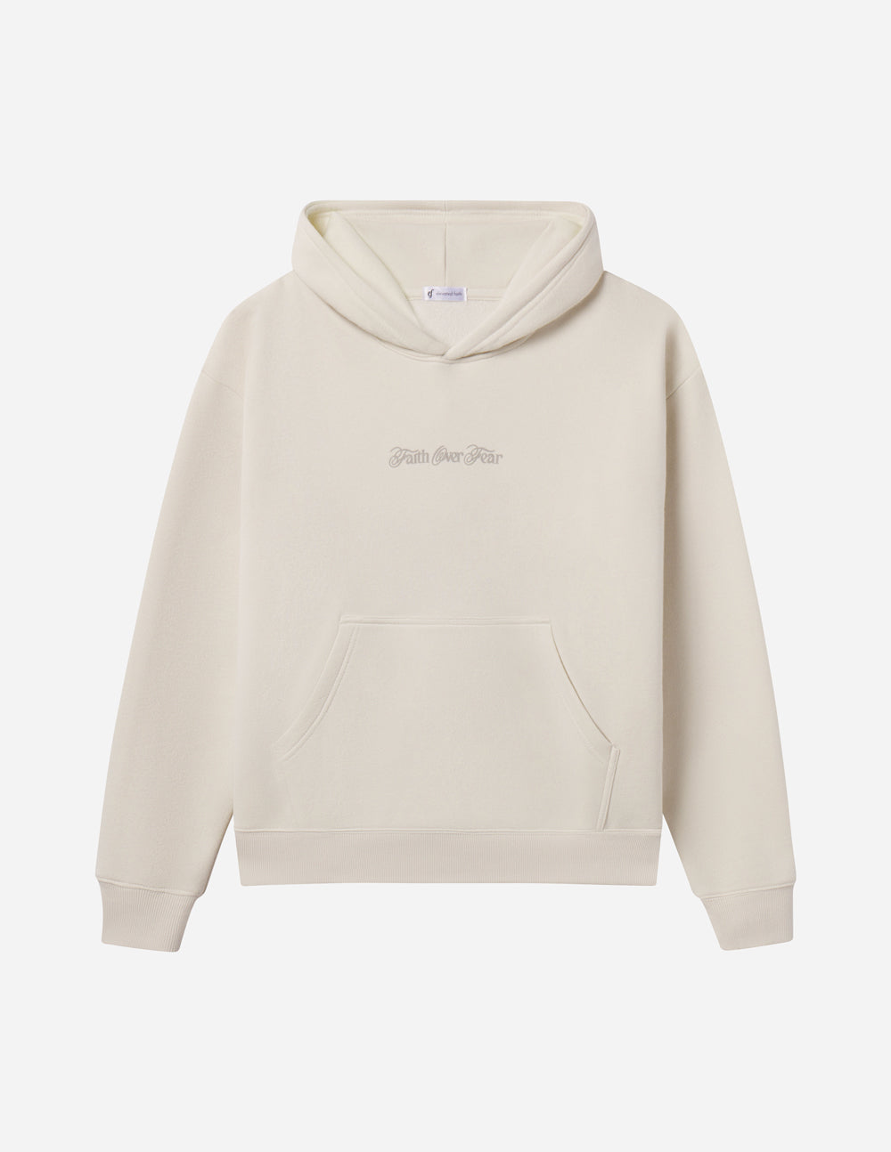 Faith Over Fear Taupe Unisex Hoodie