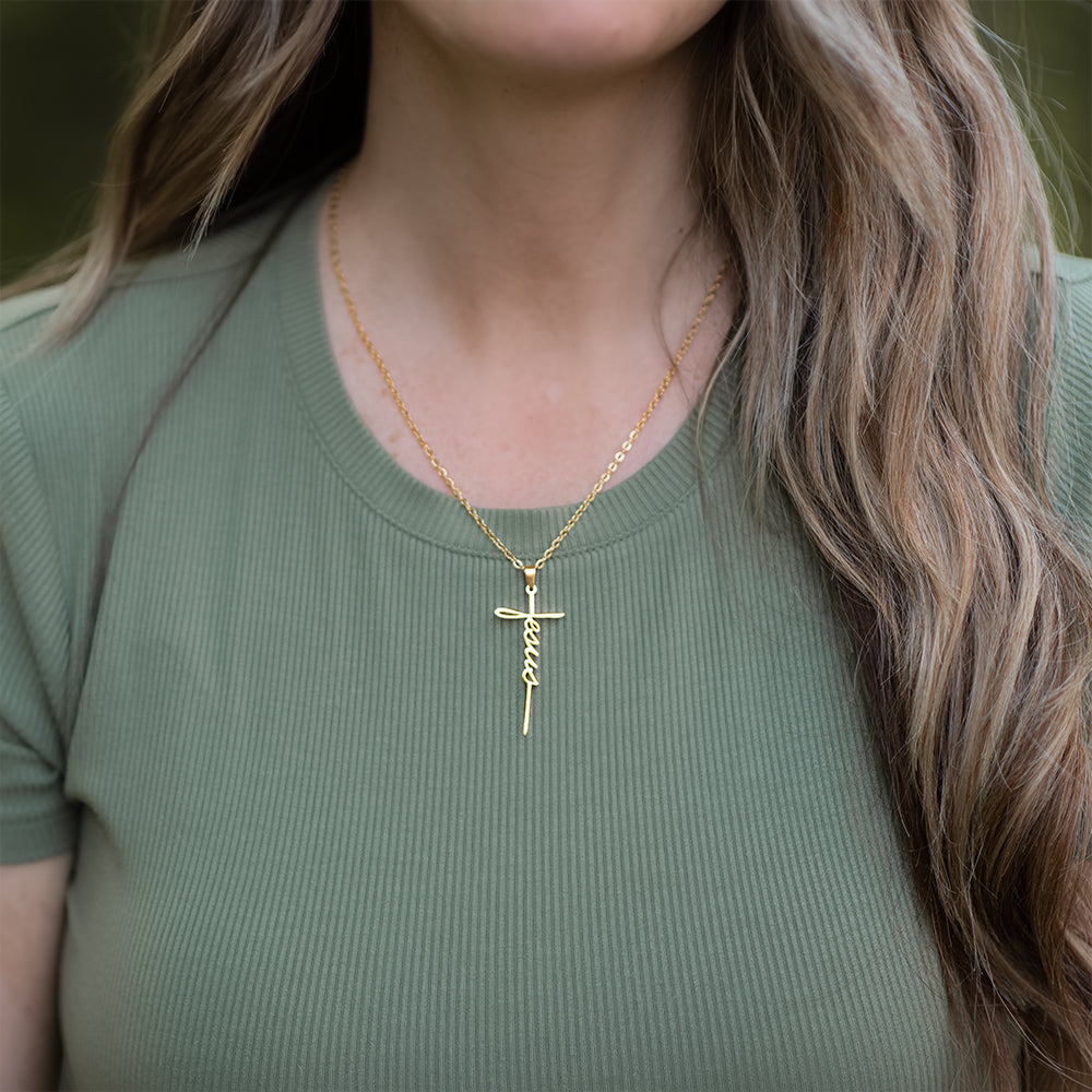 Jesus Cross Necklace