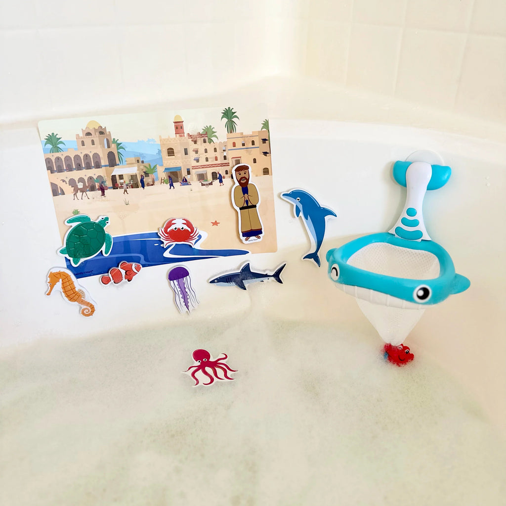 Jonah and the Whale Bath Set
