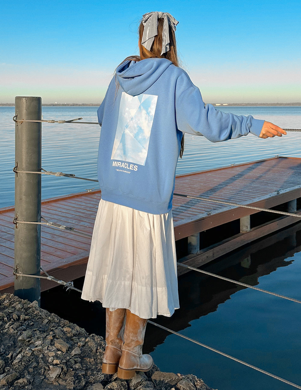 Miracles Blue Unisex Hoodie
