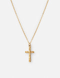 Textured Cross Necklace