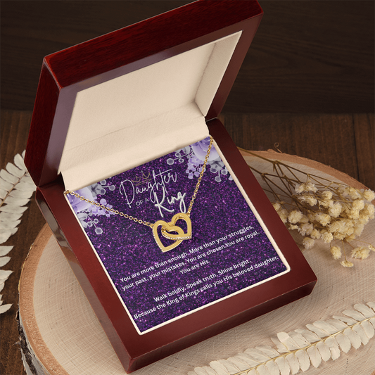 “Daughter of the King” – Faith Necklace for Christian Women Royal