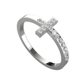 Diamond Cross Ring