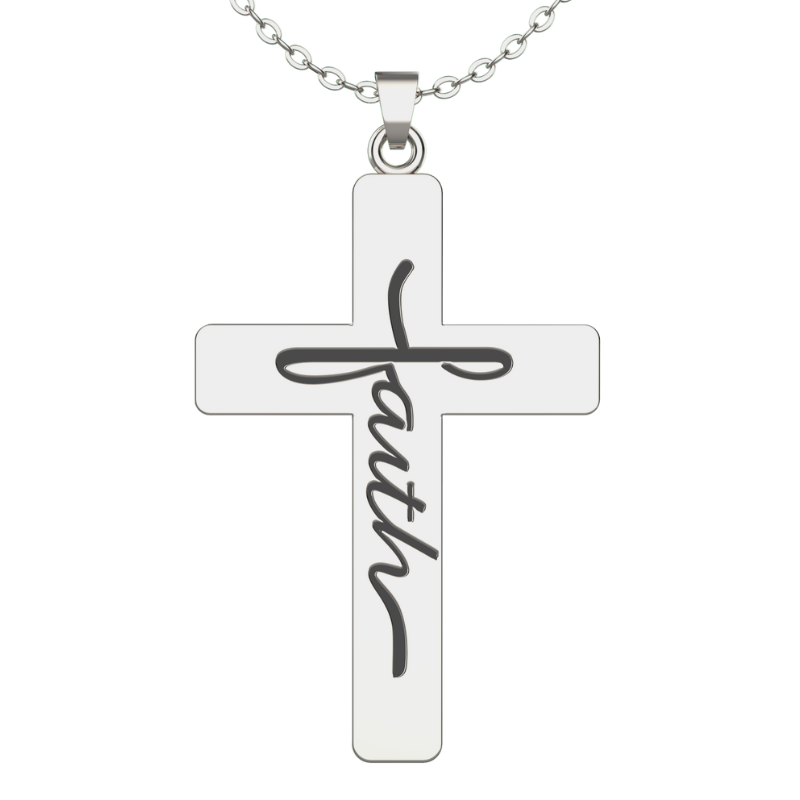 Faith Inside Cross Necklace